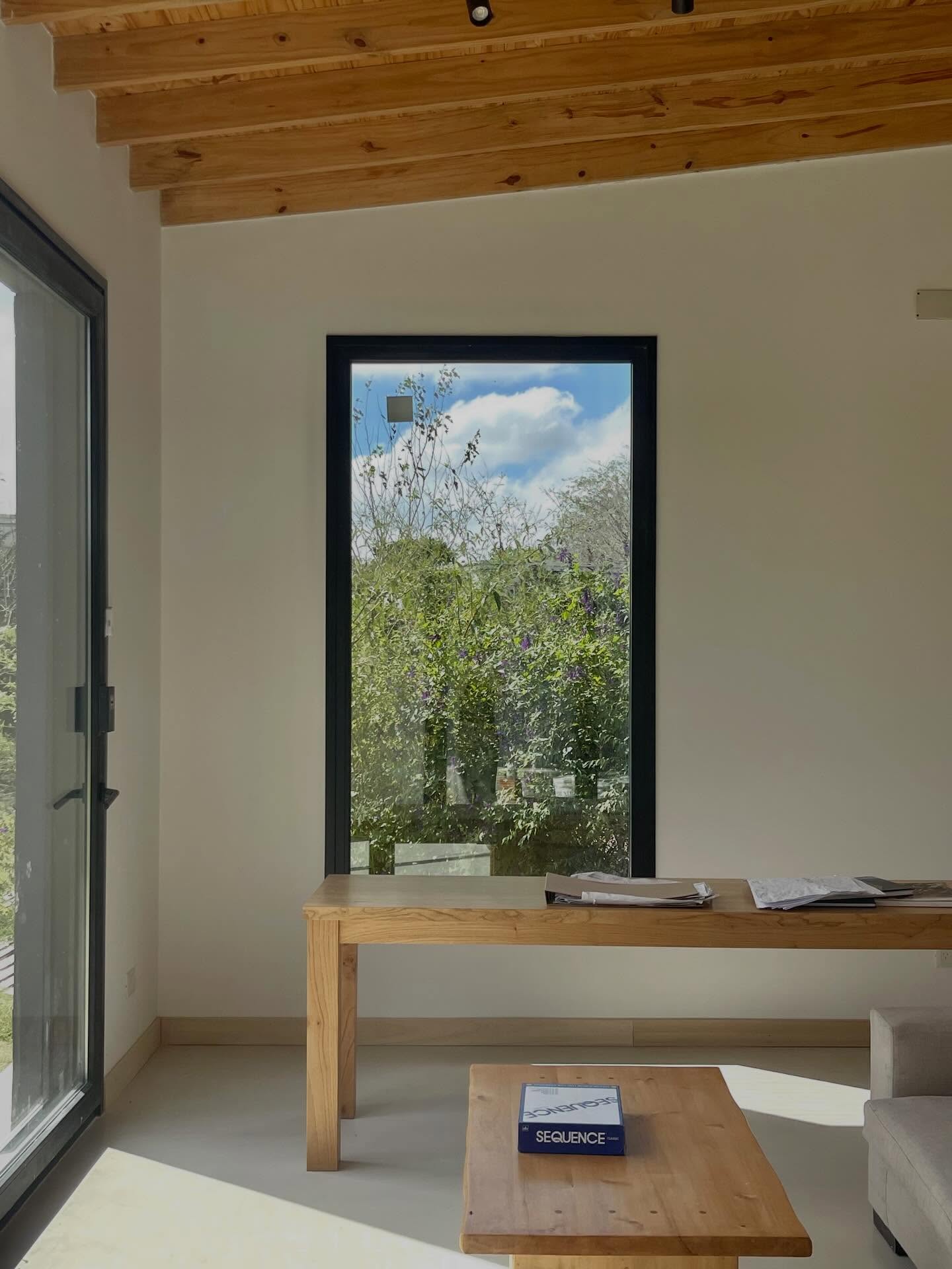 Proyecto El 8, living en obra